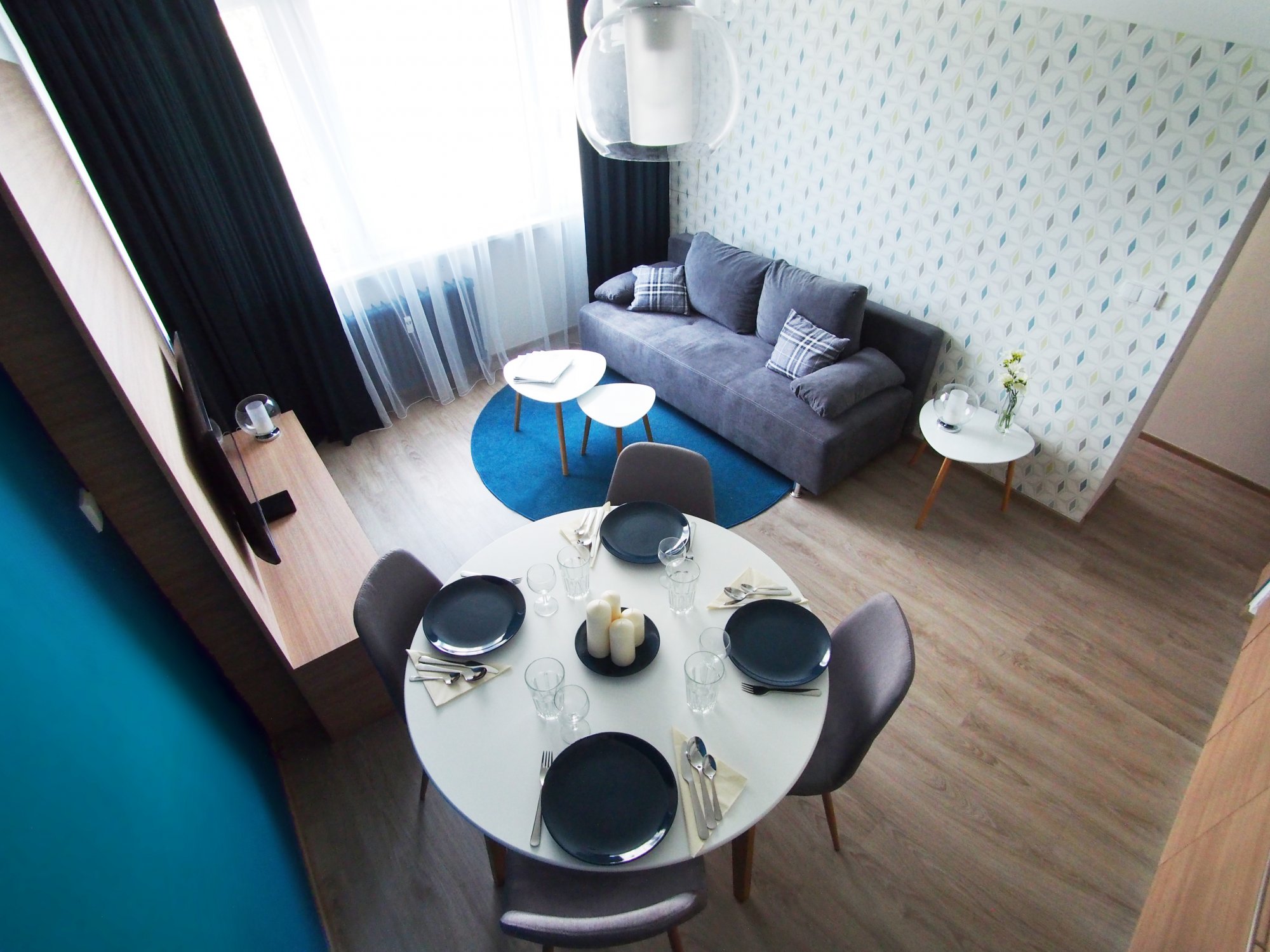 &uacute;prava dispozice: přestavba bytu pro Airbnb