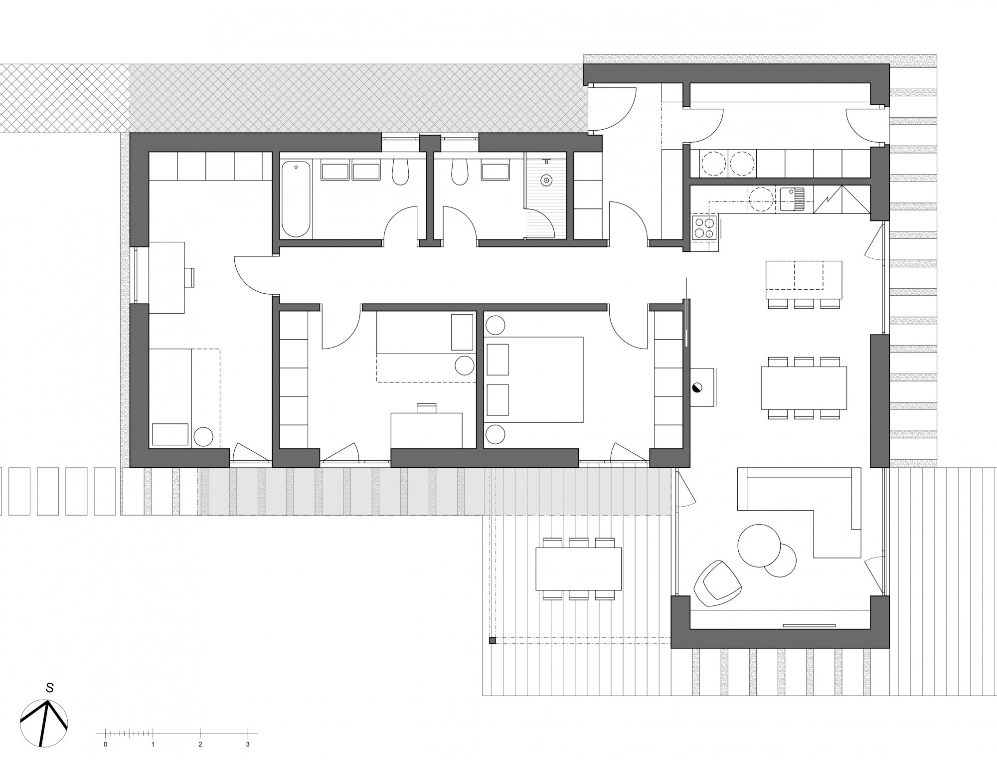 rodinn&yacute; dům v Krakovanech